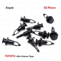 กิ๊บกันชนหน้า ตัวล่าง 10 ตัว สีดำ สำหรับ Toyota Altis Soluna,Tiger,Camry,Altis,Fortuner ปี 2000-2014